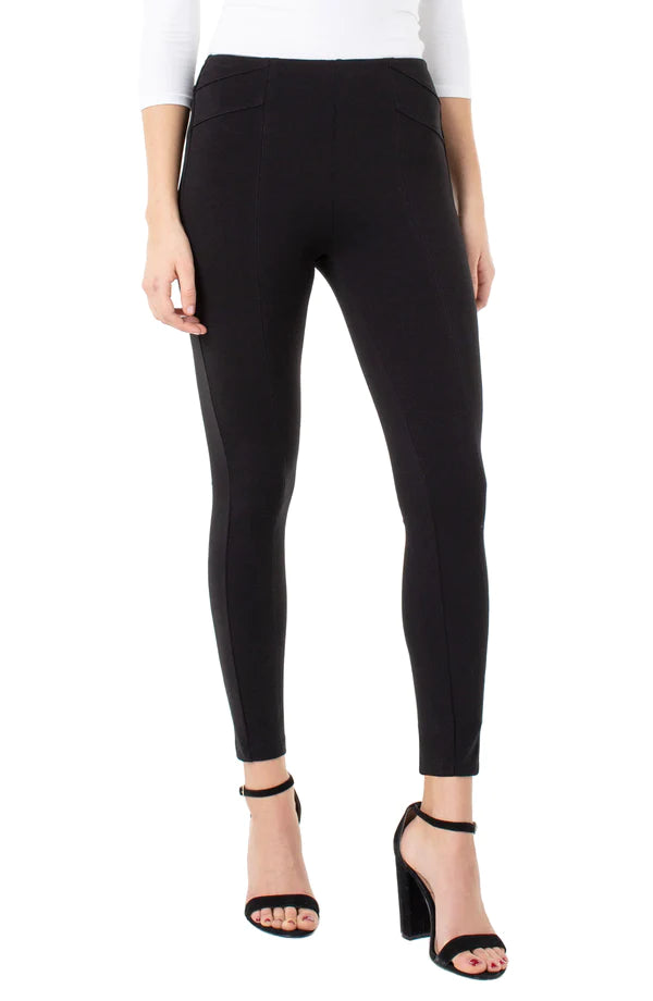 Liverpool Reese Seamed Pull-On Legging Black