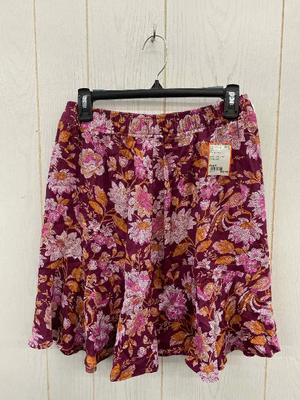 LOFT Pink Womens Size 6 Skirt denim skirt fashionable