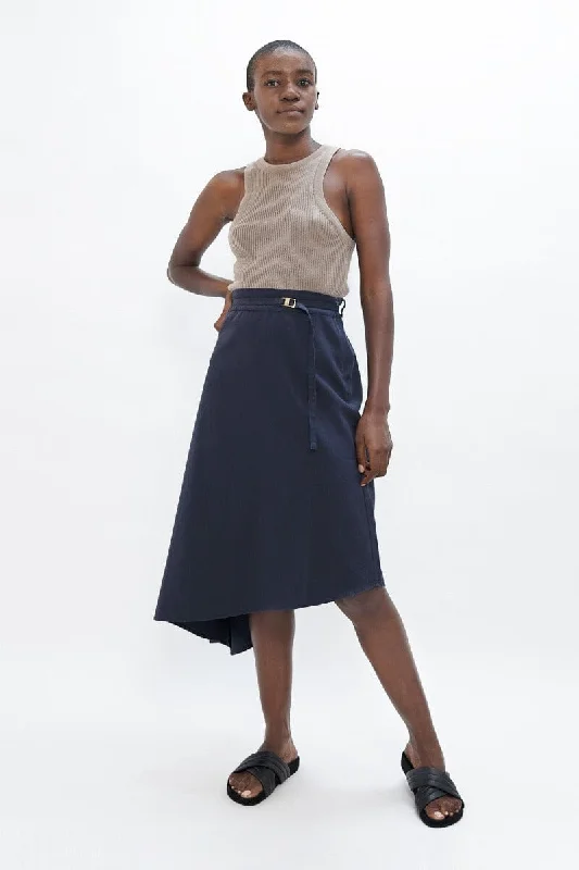 Mallorca Midi Skirt - Summer Night corduroy skirt durable