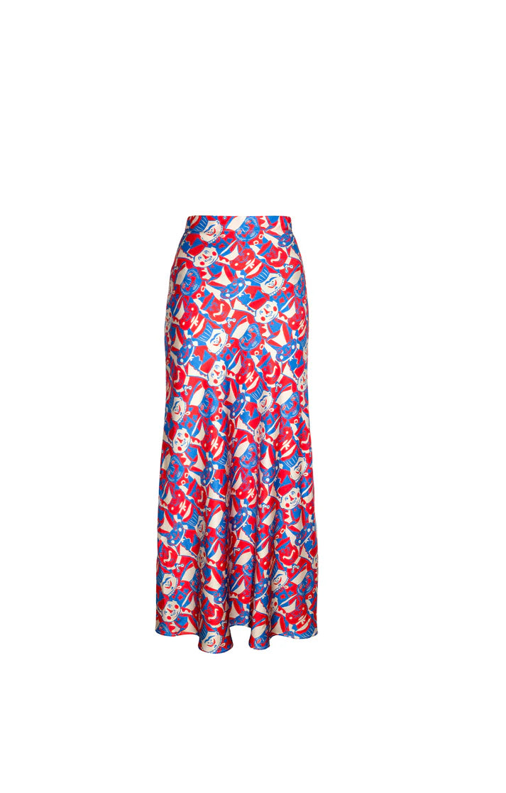 Mezo Skirt Miska Faces Red denim skirt stylish