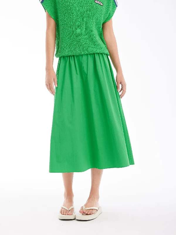 Umbrella Half Skirt leather skirt modern