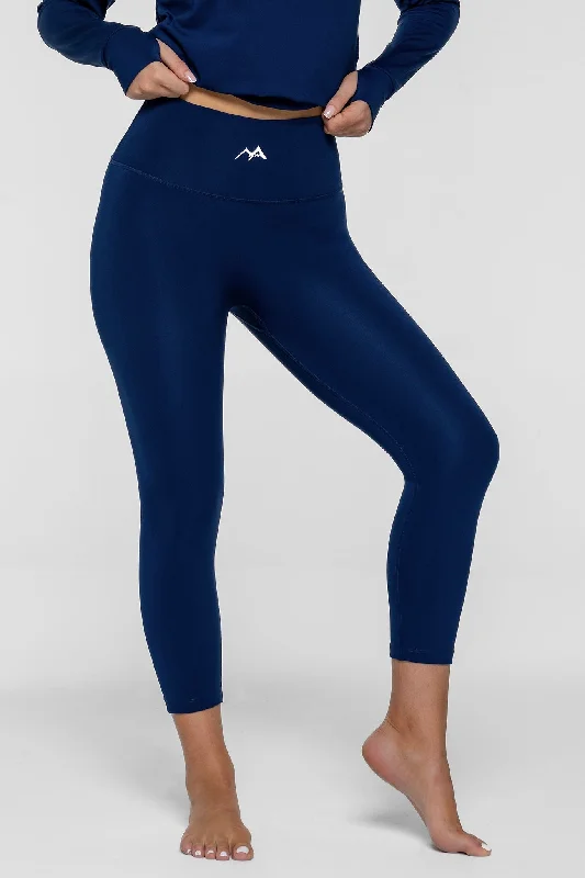 WOMEN'S THERMAL BASE LAYER LEGGING SEAMLESS 2.0 NIGHT SKY NAVY