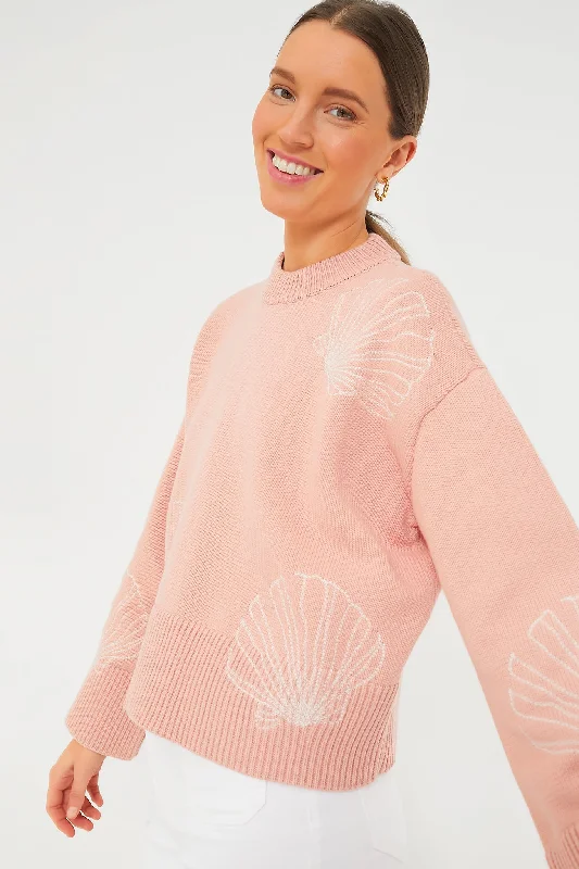 Pink Seashells Camille Sweater