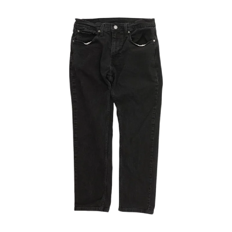 559 Black Solid Jeans